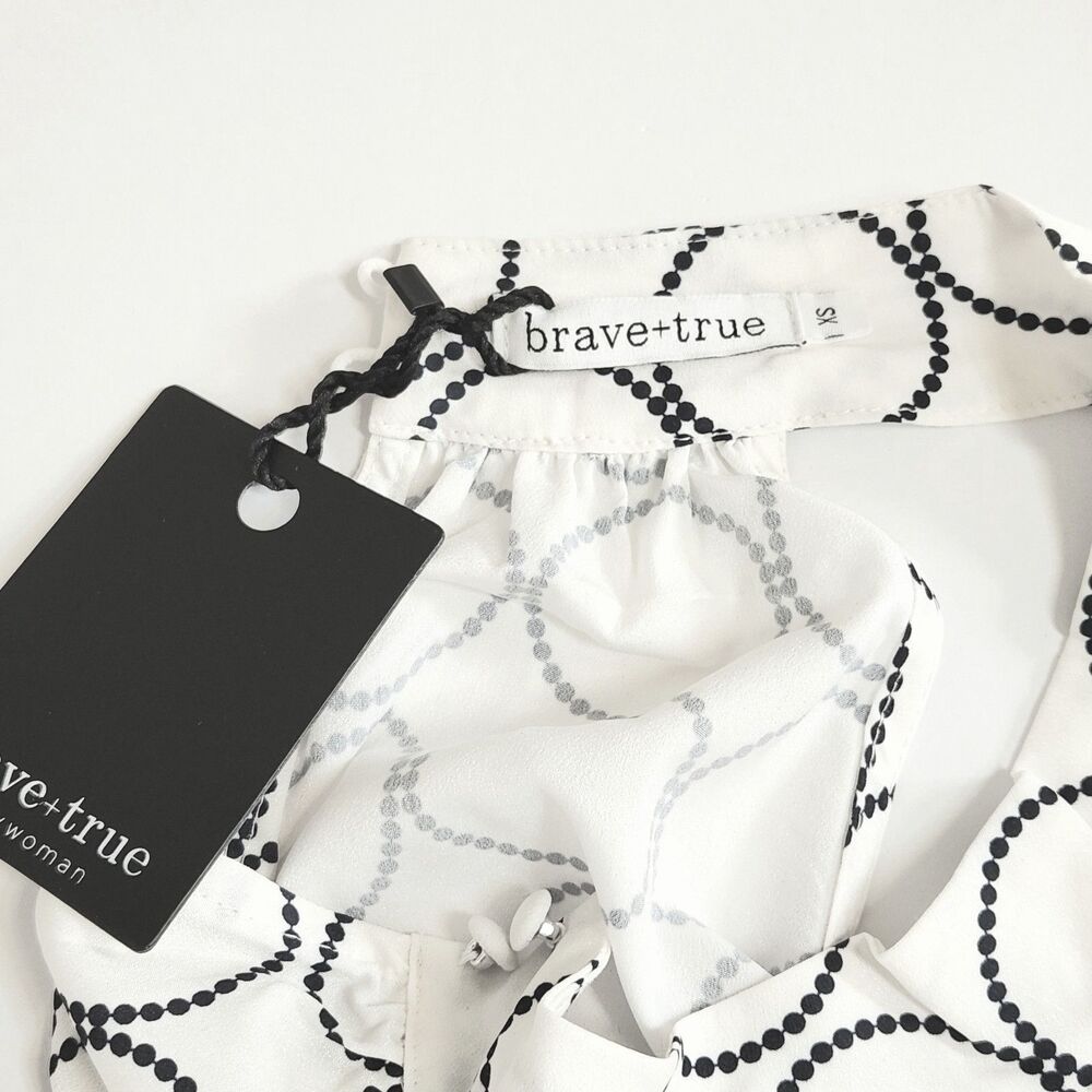 Brave+True Nordstrom Greta Navy Circle Print Halter Maxi Dress Women's XS NWT - Picture 8 of 13